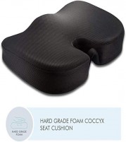 Coccyx Seat Cushion Memory Foam for Tailbone Pain Relief 
