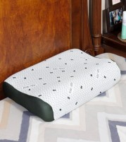 Medansh Contoured Premium Quality Aloe Vera Memory Foam Pillow For Neck And Shoulder Pain Relief