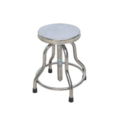  revolving patient stool 4 leg stainless steel 