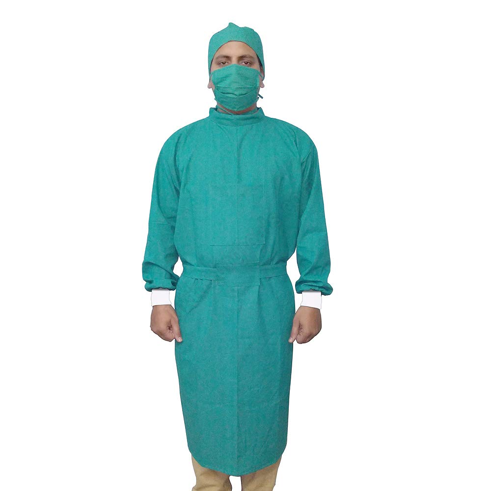  reusable cotton surgeon gown set