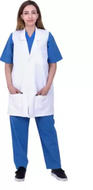 doctor lab coat cut sleeve premium