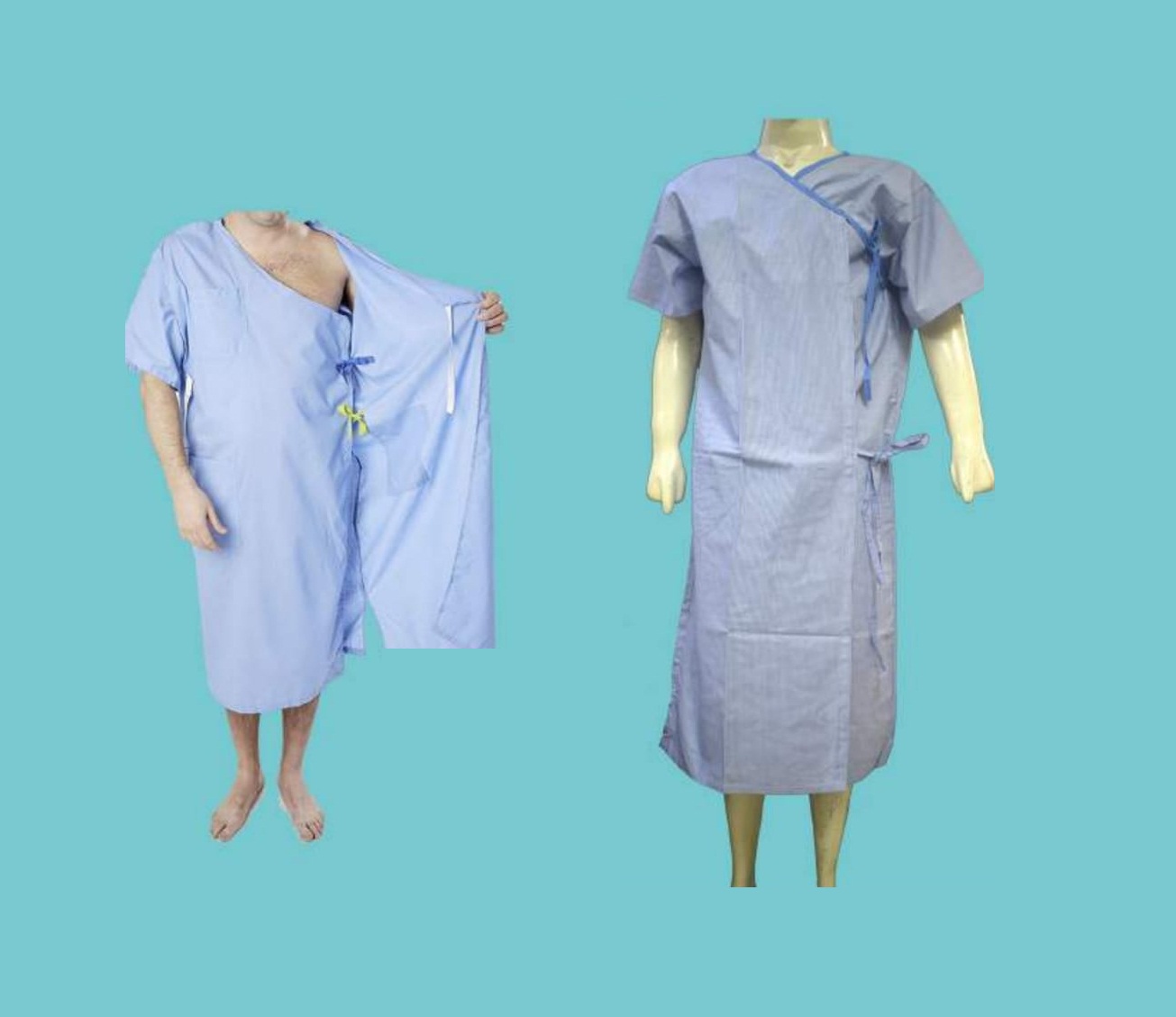 reusable patient gown free size