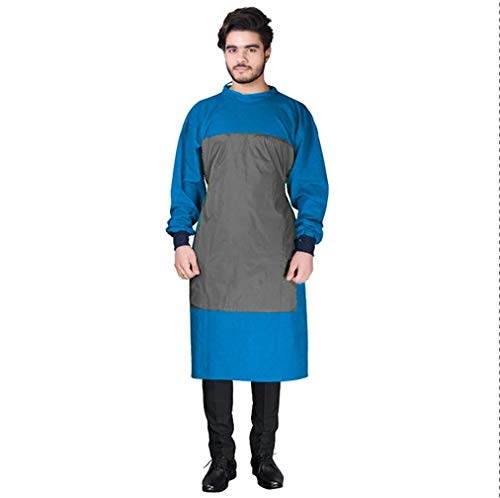 reinforced surgical gown blue