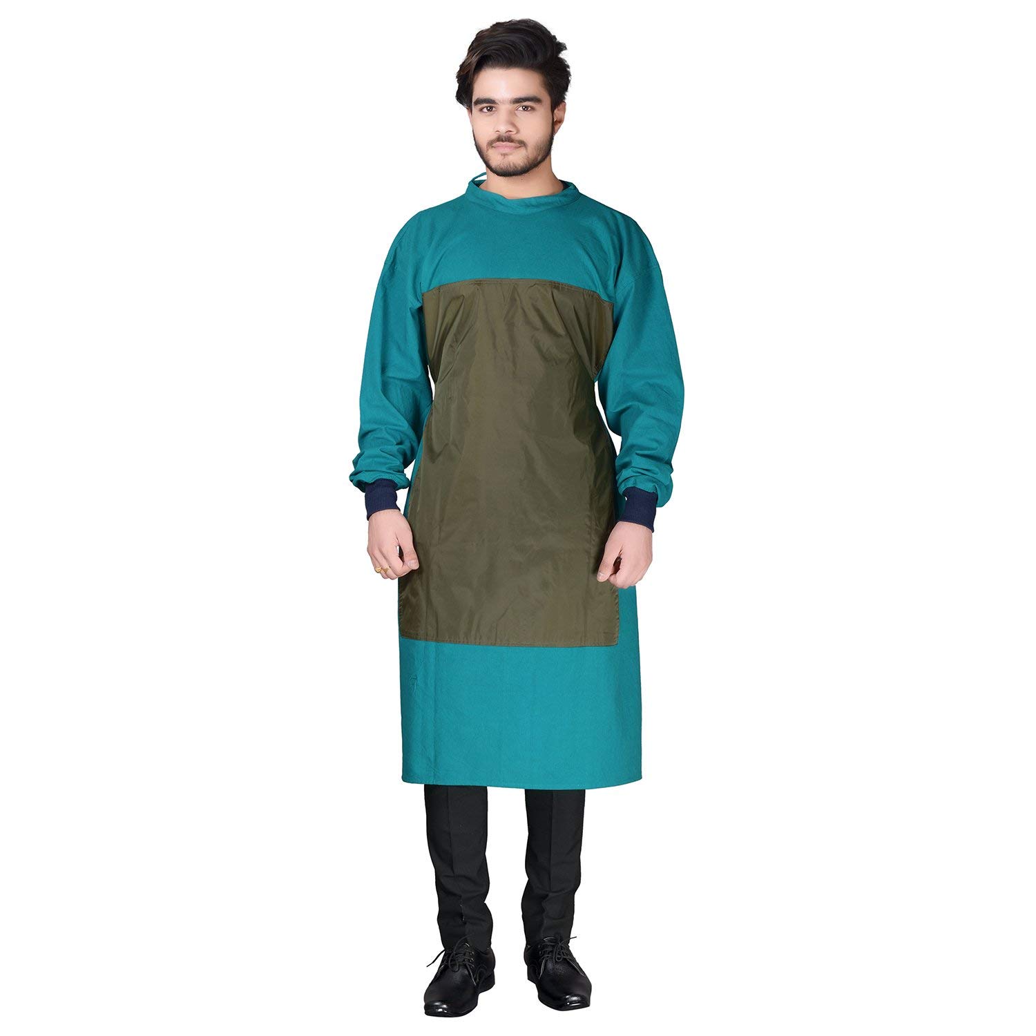 reinforced surgical gown green