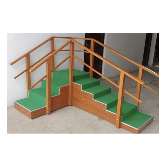  wooden exercise corner stair case 