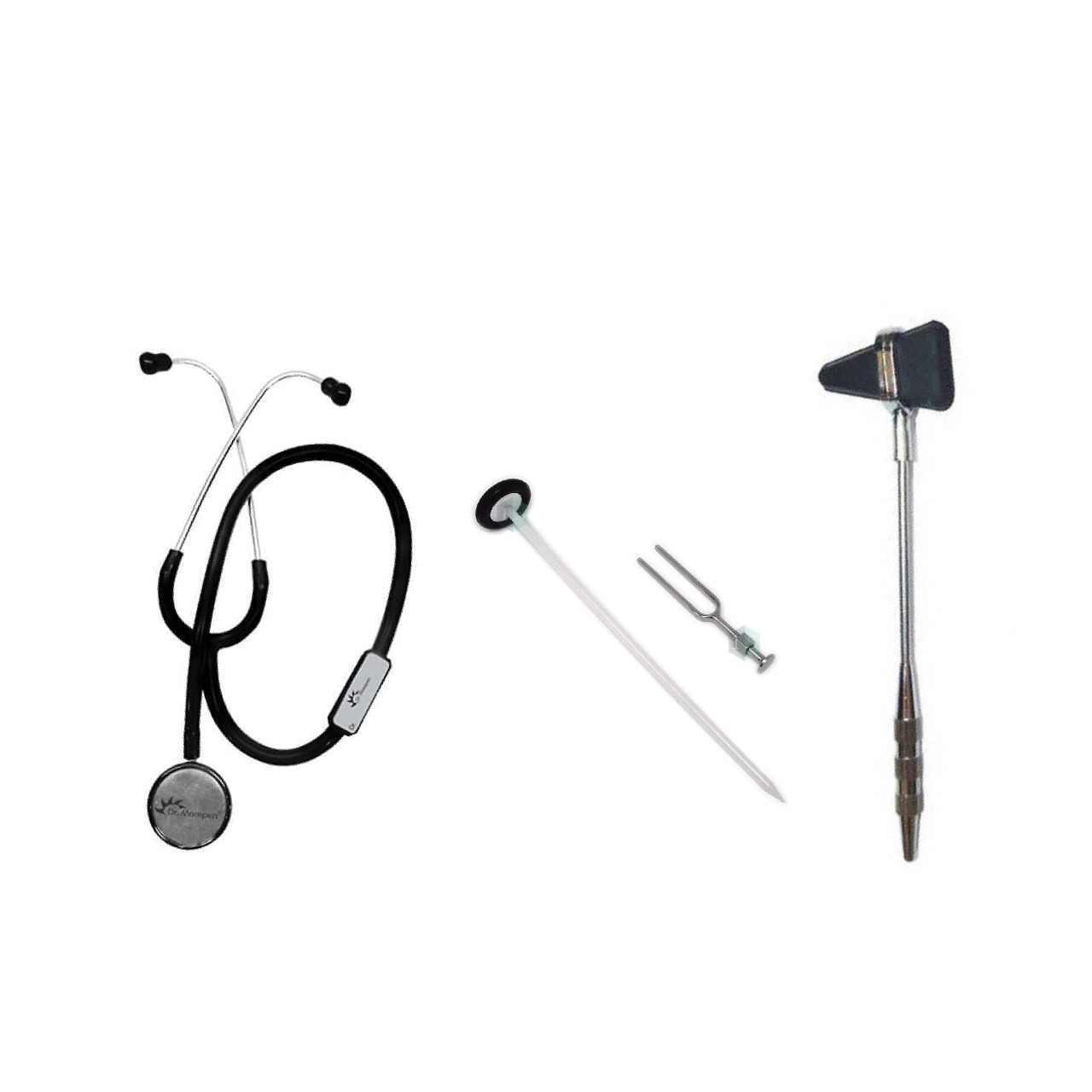  stethoscope tuning fork percussion and square hammer combo 